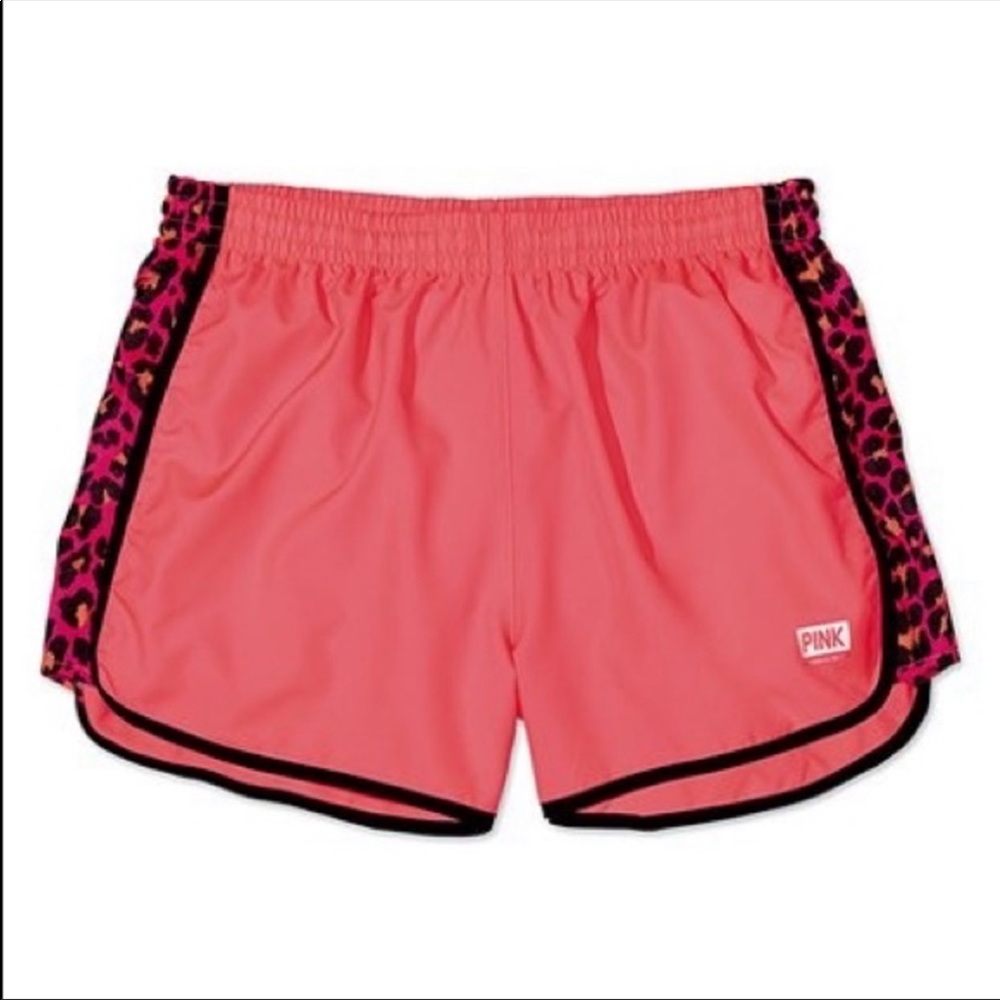 Victoria secret cheetah athletic shorts